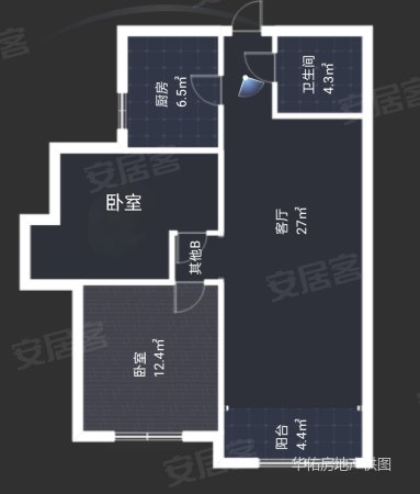 安居东城首府2室2厅1卫99.07㎡南北115万