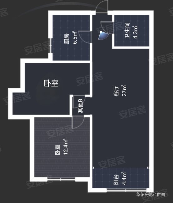 安居东城首府2室2厅1卫99.07㎡南北115万