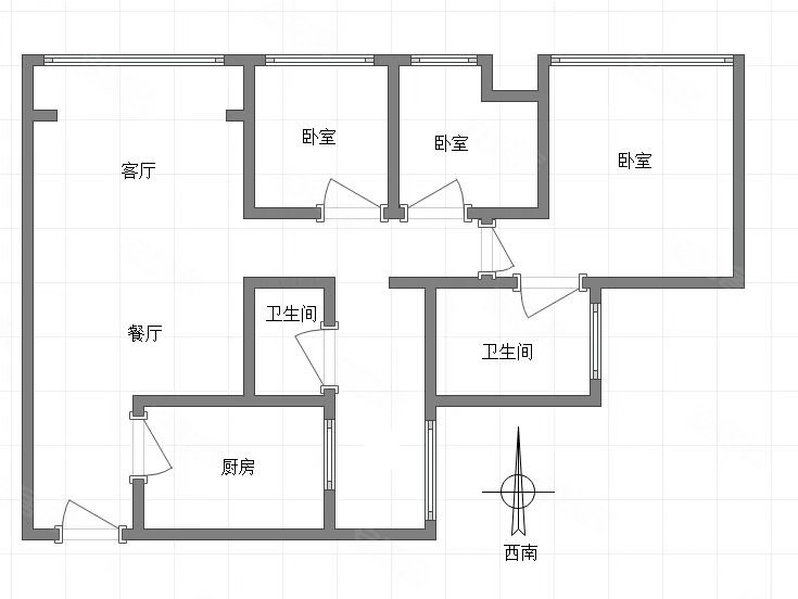 象屿公园悦府3室2厅2卫92.99㎡西南130万