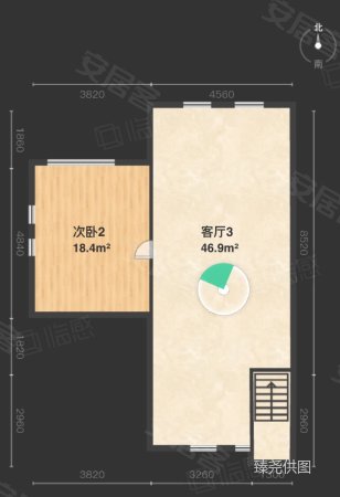 北唐新苑(西区)4室4厅2卫171.06㎡南北260万