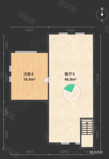 北唐新苑(西区)4室4厅2卫171.06㎡南北260万