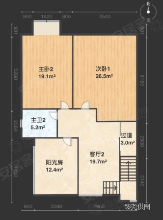 北唐新苑(西区)4室4厅2卫171.06㎡南北260万