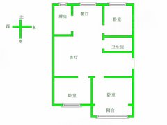 邯郸永年县太极广场惠泽园(永年) 3室2厅1卫出租房源真实图片