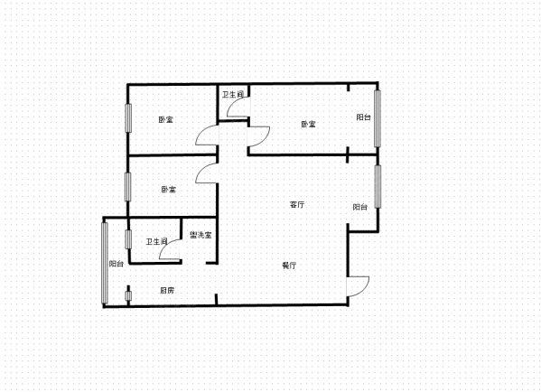 桂粮大厦3室2厅2卫140㎡南北150万