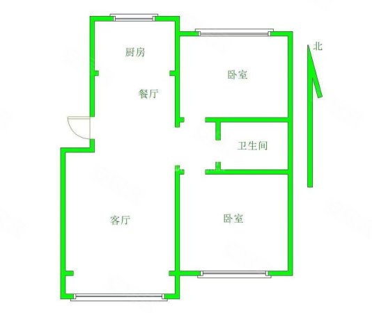 金熙嘉园(北区)2室2厅1卫88.26㎡南89万