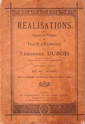 Réalisations des basses et chants du Traité d'harmonie