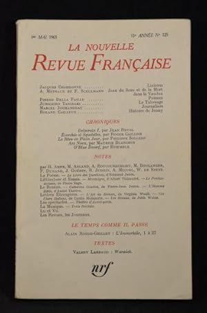 Nrf N°125 de la 11ème année