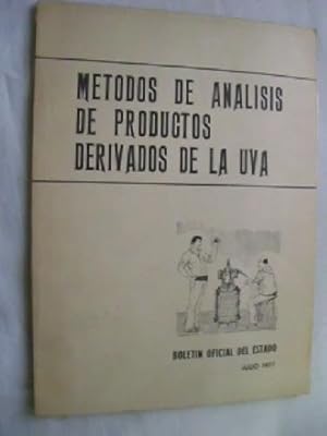 MÉTODOS DE ANÁLISIS DE PRODUCTOS DERIVADOS DE LA UVA