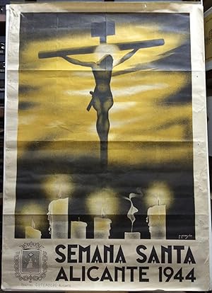 CARTEL DE SEMANA SANTA 1944 - ALICANTE