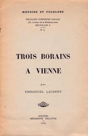 Trois borains à Vienne