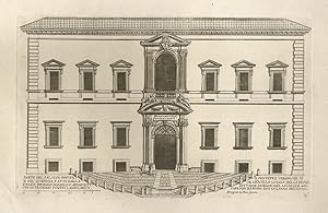 Parte del Palazzo Pontificio nel Quirinale fatto dalla felice memoria di Paolo V. Architettura di...