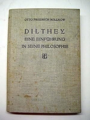 Dilthey. Eine Einführung in seine Philosophie.