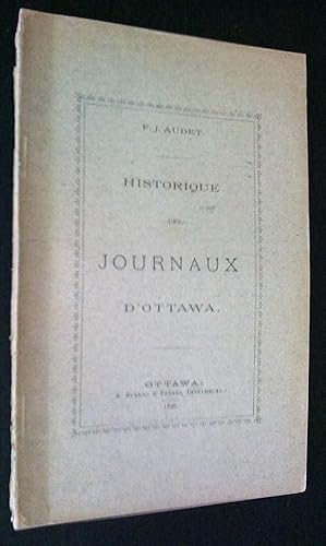 Historique des journaux d'Ottawa