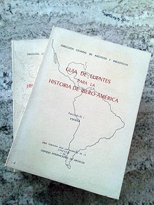 GUIA DE FUENTES PARA LA HISTORIA DE IBERO AMERICA. Fasc. IV. I y II.