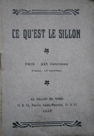 Ce qu'est le Sillon. Vers 1900.