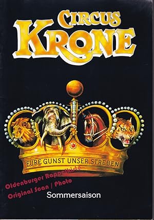 Programmheft: Circus Krone " Sommersaison" (1995) - Sembach-Krone,Christel