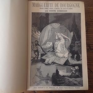 MARGUERITE de BOURGOGNE . Roman inédit d'amour de cape et d'épée .