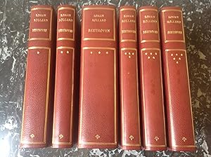 BEETHOVEN . Les grandes époques créatrices . Ouvrage complet en 6 volumes reliés .