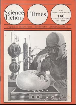 Science Fiction Times 140, August 1976. - 18. Jahr, Ausgabe 3. - Magazin für Science fiction, Tri...