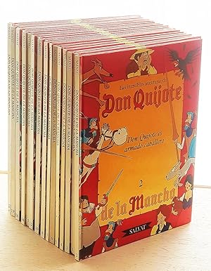 DON QUIJOTE DE LA MANCHA (Tomos 1 al 17 y 19, 21 y 23 (de una colección de 24). Ed. Salvat)