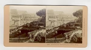 Colosseum and Triumphal Arch of Titus, Rome.