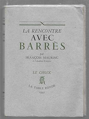 La Rencontre avec Barrès