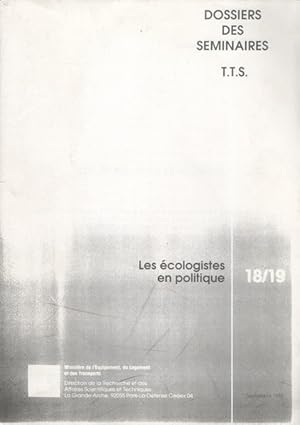 Les écologistes en politique, séminaire animé par Marc Abélès à l'EHESS