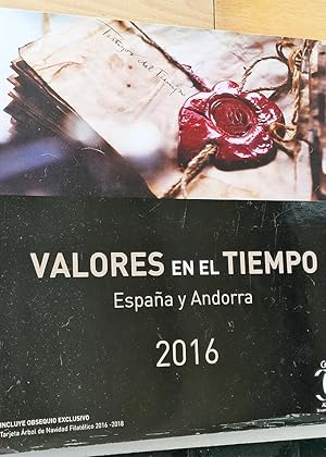 VALORES EN EL TIEMPO. ESPAÑA Y ANDORRA. 2016