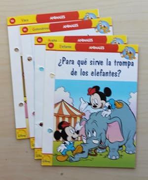 FICHAS EL PLANETA DISNEY. ANIMALES, nº 17, 42, 45 y 50 (precio por unidad)