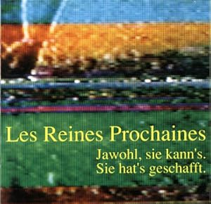 Les reines prochaines : Jawohl sie kann's. Sie hat's geschafft. Schallplatte mit Kunstobjekt von ...