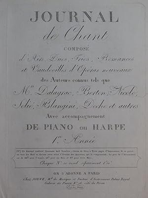 GLUCK DOCHE Pièces Chant Piano ou Harpe ca1820