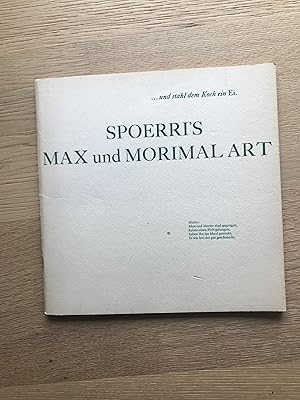 Spoerri s Max und Morimal Art - . .und stahl dem Koch ein Ei (German/English/French)