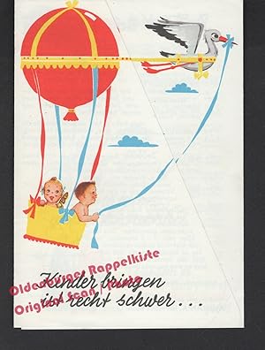 FLYER Dr.Friese Baby-Trank / Babay - Kost RHENANIA 1950er