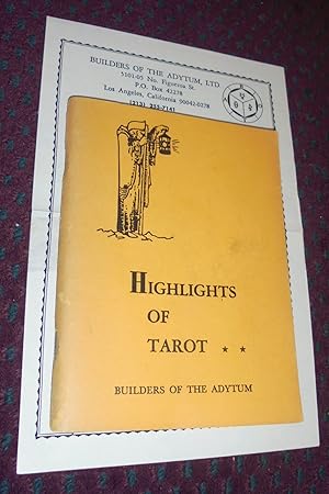 Highlights of Tarot Booklet