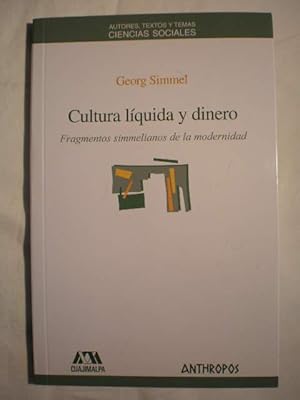 Cultura líquida y dinero. Fragmentos simmelianos de la modernidad