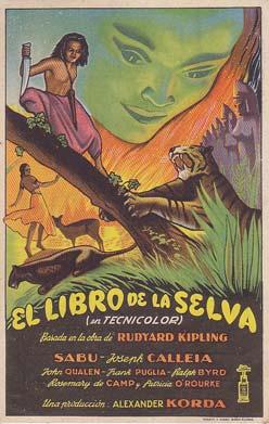 EL LIBRO DE LA SELVA - Ideal de Alicante - Director: Zoltan Korda - Actores: Sabu, Joseph Calleia...