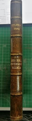 GUÍA BIBLIOGRÁFICA DE LA UNIVERSIDAD DE VALENCIA