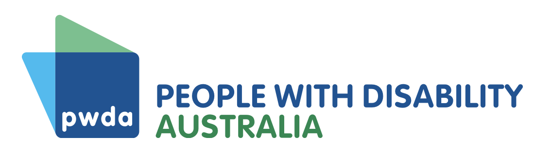 PWDA logo with text People with Disability Australia