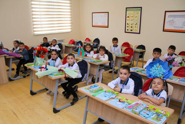 New school constructed by Heydar Aliyev Foundation in Aghstafa district