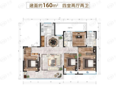 金地华著B户型户型图