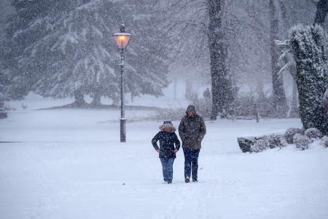 <p>Snow in Buxton, UK, February 2024</p>