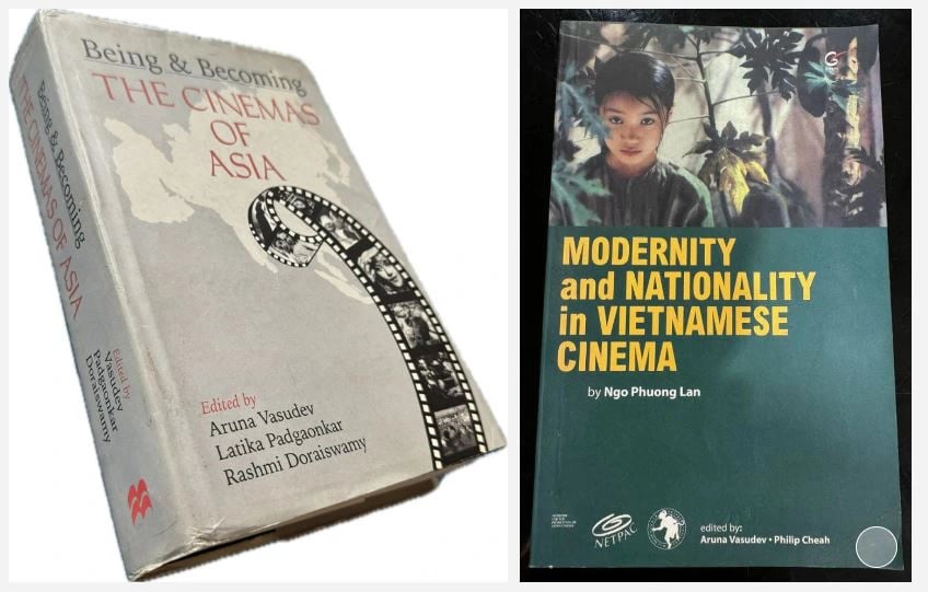 Two books on Asian cinema ‘Being & Becoming - the Cinema of Asia’ (left) edited by Aruna,  and the book ‘Modernity and Nationality in Vietnamese Cinema’ by Dr. Ngo Phuong Lan published and distributed by NETPAC.