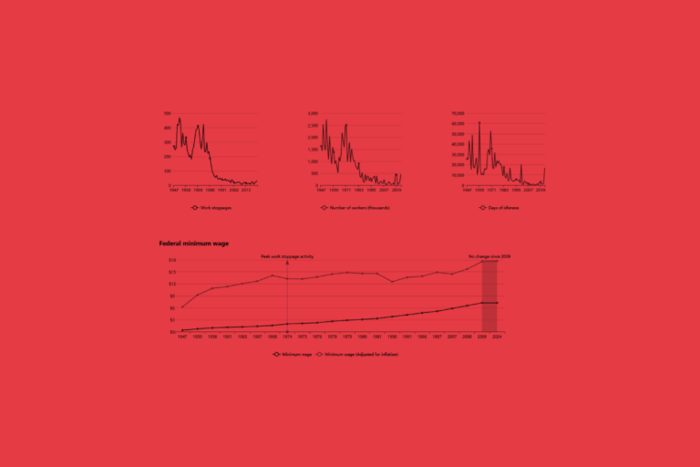 A tinted screenshot of the finished project showing multiple line charts.