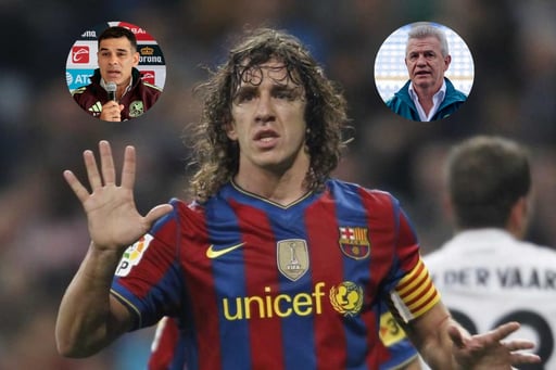 Imagen Carles Puyol envía mensaje de apoyo a Aguirre y Márquez antes del Juego de Leyendas en Monterrey