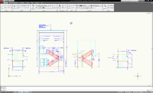 Snimak ekrana AutoCAD-a 2009.