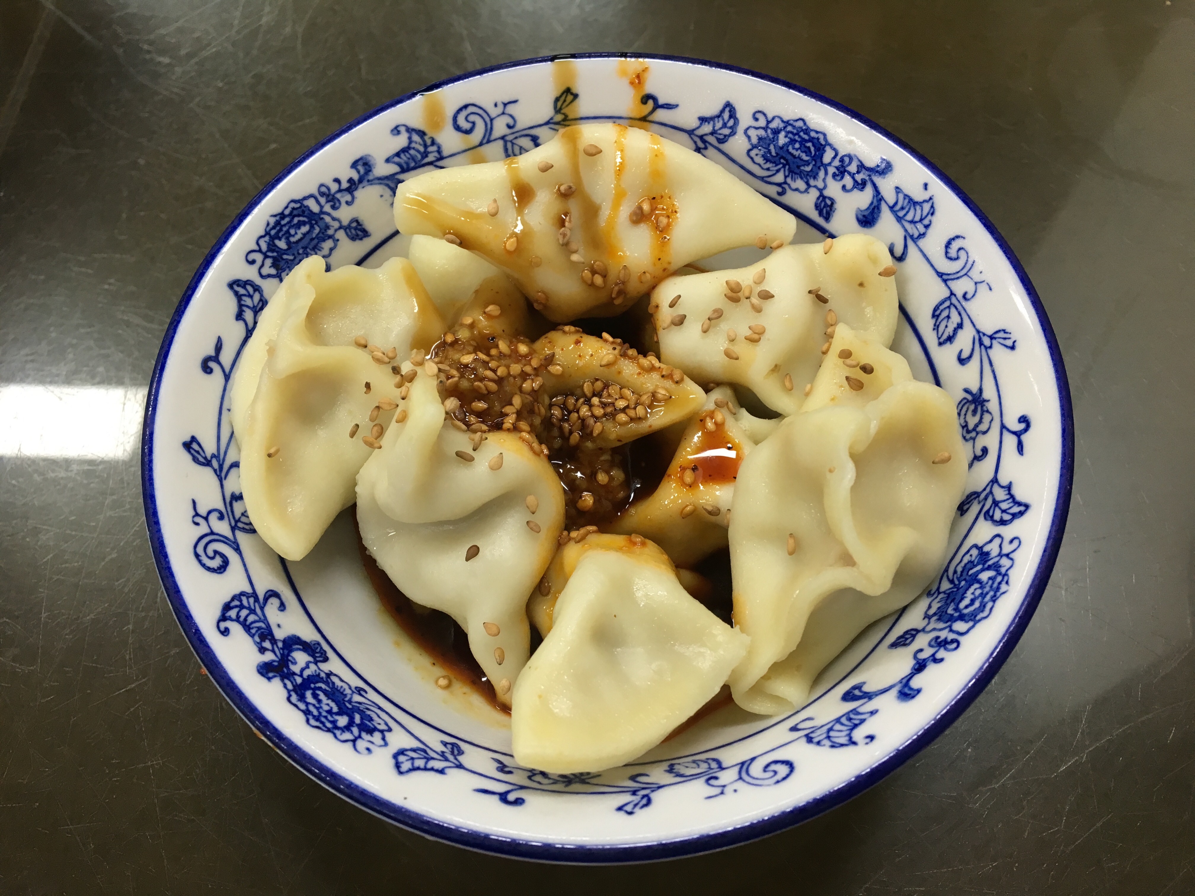 Dumplings in Red Chili Oil