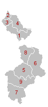 Comuni della Comunità germanofona del Belgio