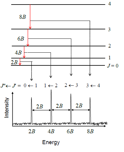 Example rotational spectrum