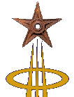 The first design suggested for the Space Barnstar.