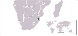 eSwatini - Localizzazione